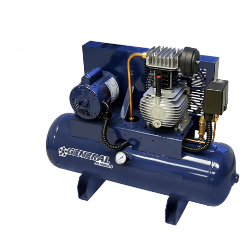 Oil Lubricated Tank Mounted Air Compressor