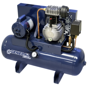 Lubricated Tank Mount Fire Protection Air Compressors