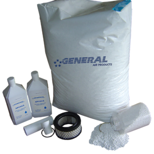 a bag that says general air products on it