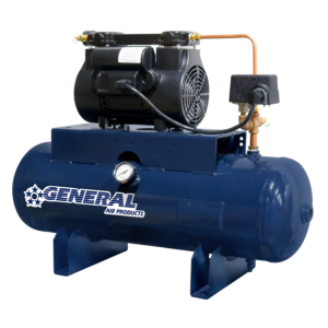 Oil Less Tank Mount Fire Protection Air Compressor