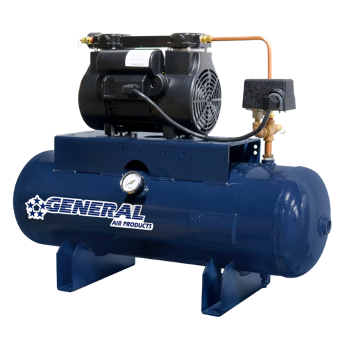 Oil Less Tank Mount Fire Protection Air Compressor