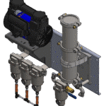 Vapor Pipe Shield® & 50Hz Oil-Less Air Compressor Package